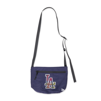 LOS ANGELES DODGERS HARRIS TWEED PURPLE DRAWSTRING SHOULDER BAG