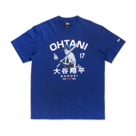 MLB LOS ANGELES DODGERS SHOHEI OHTANI DARK ROYAL BLUE SHORT SLEEVE T-SHIRT