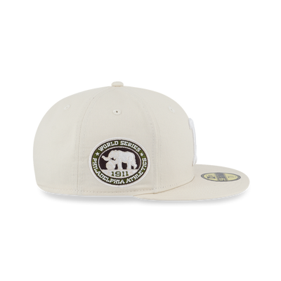 59FIFTY PACK - COCONUT OAKLAND ATHLETICS COOPERSTOWN LIGHT CREAM 59FIFTY CAP