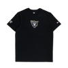 LAS VEGAS RAIDERS TINT BRUSH BLACK SHORT SLEEVE T-SHIRT