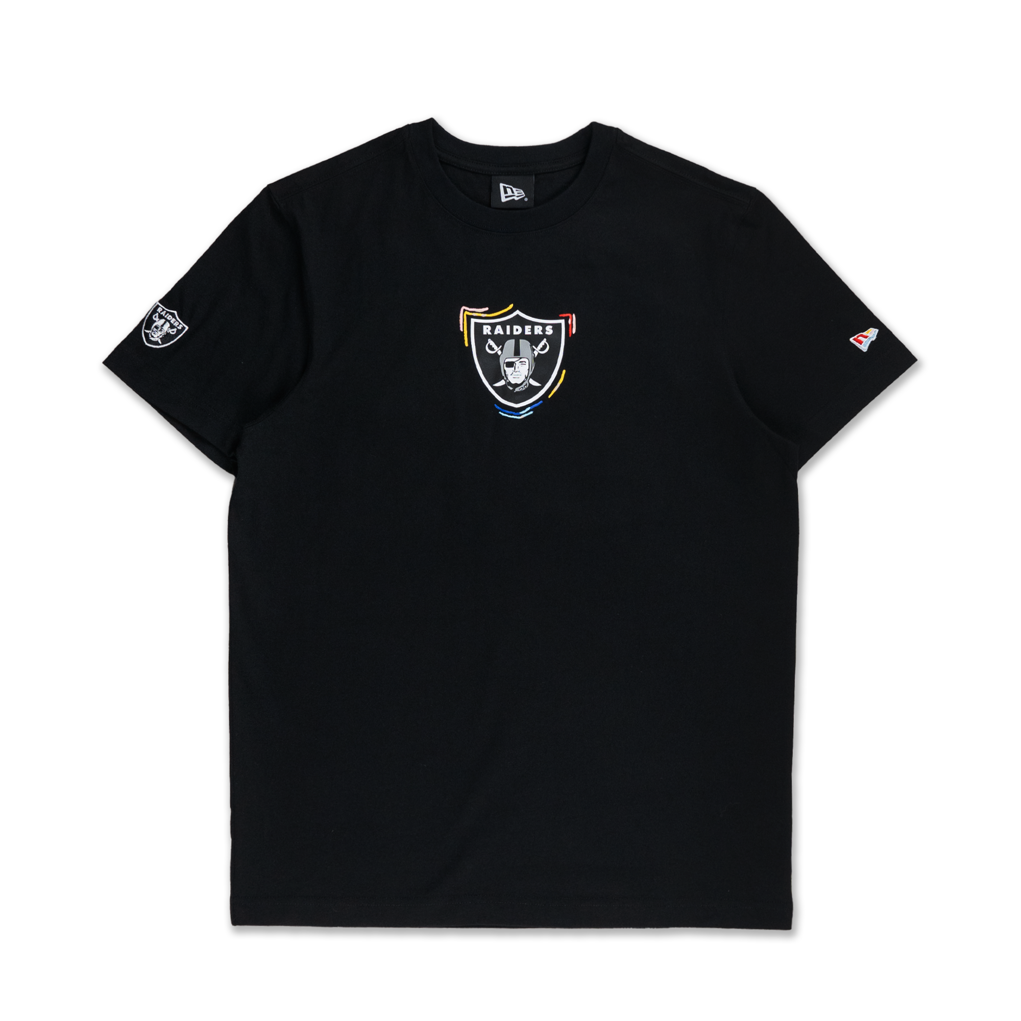 LAS VEGAS RAIDERS TINT BRUSH BLACK SHORT SLEEVE T SHIRT New Era Singapore