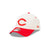 CINCINNATI REDS ASG VINTAGE WHITE CHROME 2TONE RED VISOR 9FORTY AF CAP