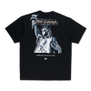 NEW ERA ODE TO NY STATUE OF LIBERTY BLACK OVERSIZED SHORT SLEEVE T-SHIRT