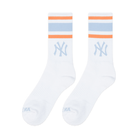 NEW YORK YANKEES SS24 WHITE SOCKS (2 PAIRS)