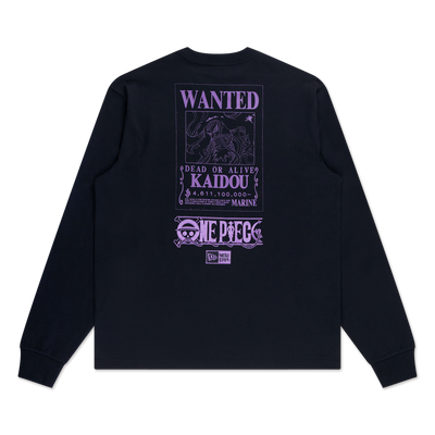 NEW ERA X ONE PIECE GEAR 5 KAIDO BLACK LONG SLEEVE T-SHIRT