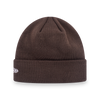 NEW ERA BASIC DARK COFFEE 6 DART CUFF BEANIE