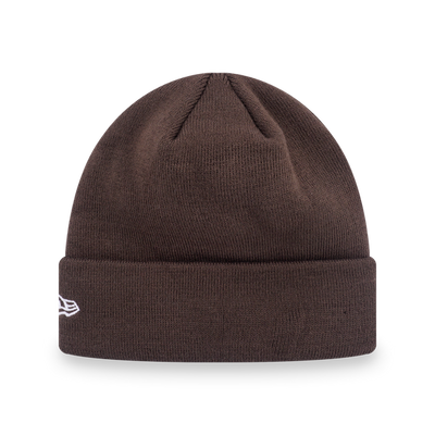 NEW ERA BASIC DARK COFFEE 6 DART CUFF BEANIE