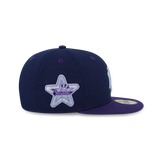 59FIFTY PACK - STELLAR SHADOWS NEW YORK YANKEES COOPERSTOWN OCEANSIDE BLUE 59FIFTY CAP