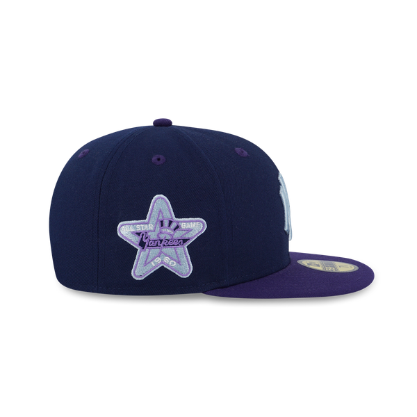 59FIFTY PACK - STELLAR SHADOWS NEW YORK YANKEES COOPERSTOWN OCEANSIDE BLUE 59FIFTY CAP