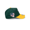 OAKLAND ATHLETICS TEAM DIVISION 2TONE YELLOW VISOR GREEN 9FORTY AF CAP