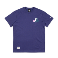 59FIFTY PACK - STELLAR SHADOWS MONTREAL EXPOS COOPERSTOWN PURPLE SHORT SLEEVE T-SHIRT