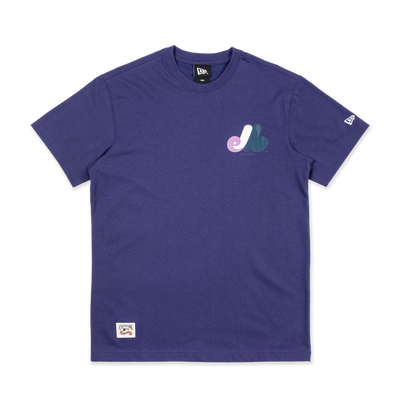 59FIFTY PACK - STELLAR SHADOWS MONTREAL EXPOS COOPERSTOWN PURPLE SHORT SLEEVE T-SHIRT