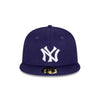 NEW YORK YANKEES COOPERSTOWN ROYAL PURPLE 59FIFTY CAP