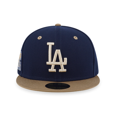 59Fifty Pack - Ocean Khaki Los Angeles Dodgers Cooperstown Oceanside Blue 59Fifty Cap