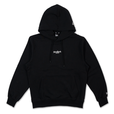 NEW ERA ODE TO NY BLACK LOOSE FIT HOODIE