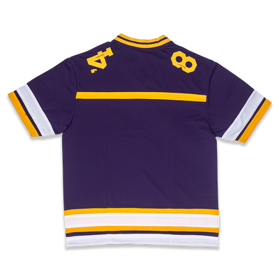 Los Angeles Lakers Oversized Purple Mesh Short Sleeve