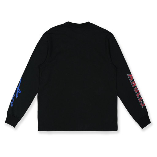 White and black long on sale sleeve