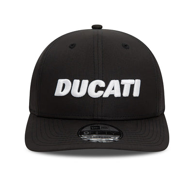 Ducati Motor Logo Ripstop Pre Curve Black 9FIFTY Snapback Cap