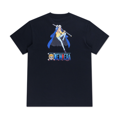 NEW ERA X ONE PIECE GEAR 5 LAW BLACK SHORT SLEEVE T-SHIRT