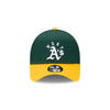 OAKLAND ATHLETICS TEAM DIVISION 2TONE YELLOW VISOR GREEN 9FORTY AF CAP