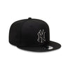 NEW YORK YANKEES GRAY OUTLINE REPREVE BLACK 9FIFTY CAP