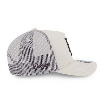 LOS ANGELES DODGERS COLOR ERA LIGHT CREAM 9FORTY AF TRUCKER CAP