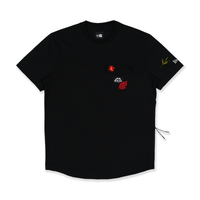 Short Sleeve Pocket Tee Botanical