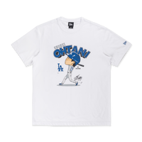 MLB LOS ANGELES DODGERS SHOHEI OHTANI WHITE SHORT SLEEVE T-SHIRT