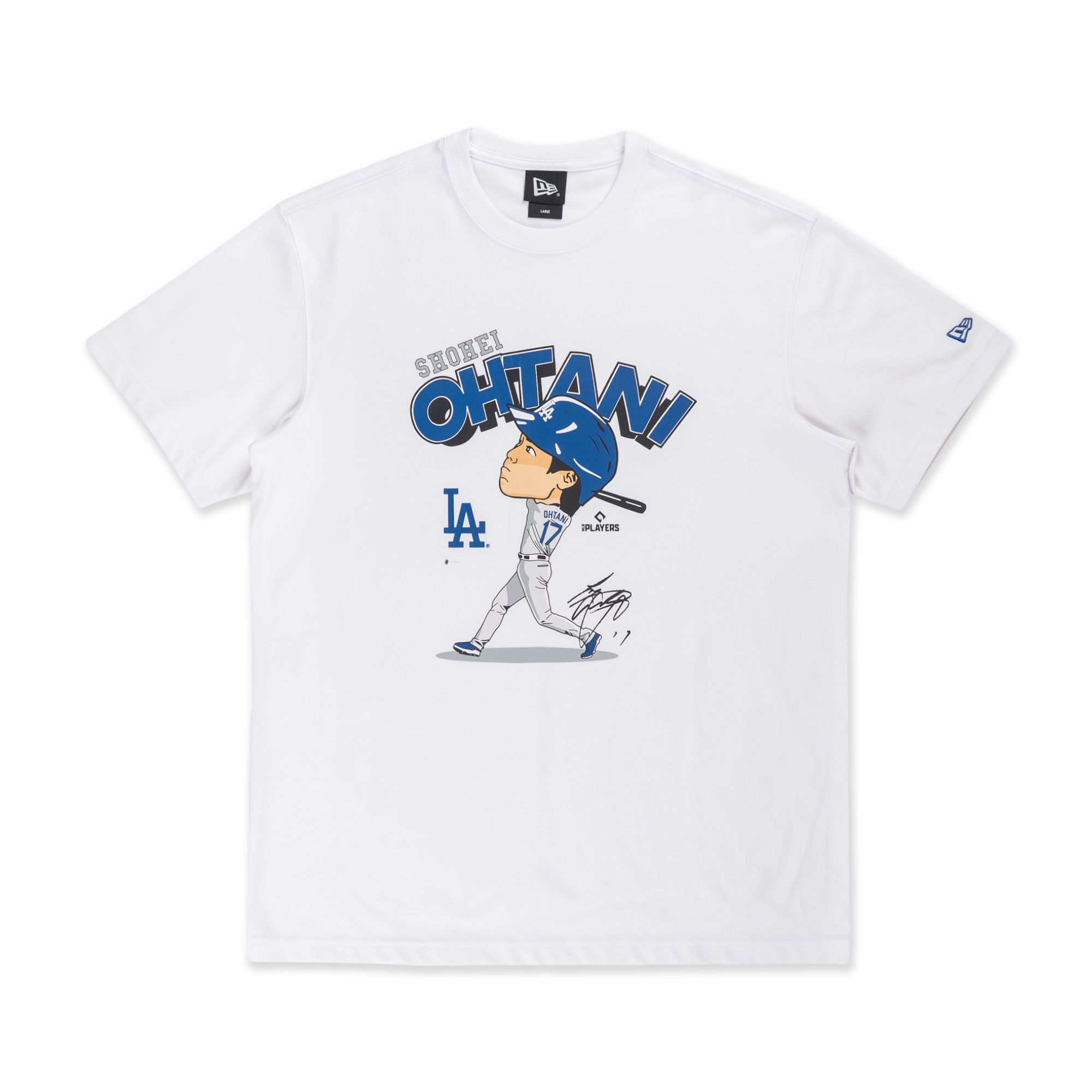 MLB LOS ANGELES DODGERS SHOHEI OHTANI WHITE SHORT SLEEVE T-SHIRT