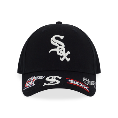 CHICAGO WHITE SOX MLB VISOR HIT BLACK 9FORTY CAP