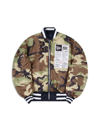 New York Yankees X Alpha Industries Blue Reversible Bomber Jacket
