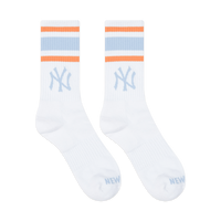 NEW YORK YANKEES SS24 WHITE SOCKS (2 PAIRS)
