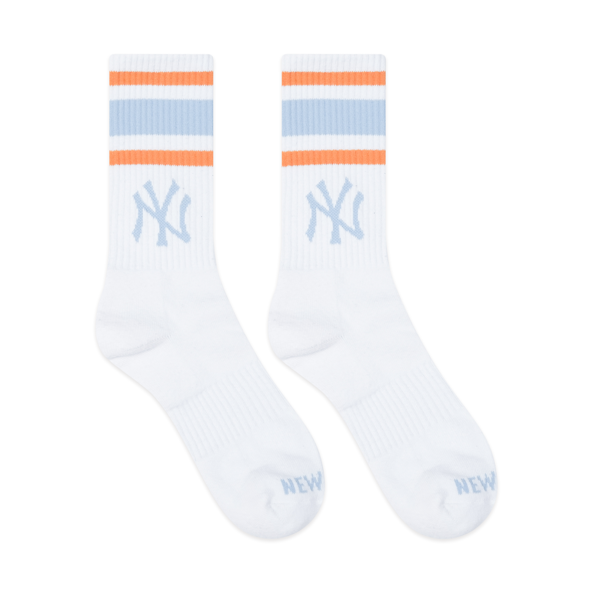 NEW YORK YANKEES SS24 WHITE SOCKS (2 PAIRS)