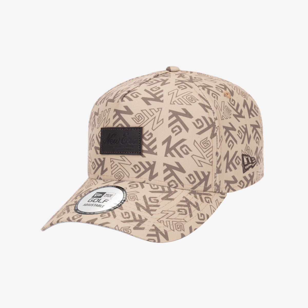 NEW ERA GOLF PATTERN KHAKI 9FORTY AF CAP