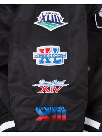 Pittsburgh Steelers X Alpha Industries Blue Reversible Bomber Jacket