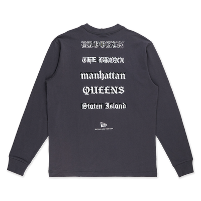 NEW ERA ODE TO NY GRAPHITE LONG SLEEVE T-SHIRT