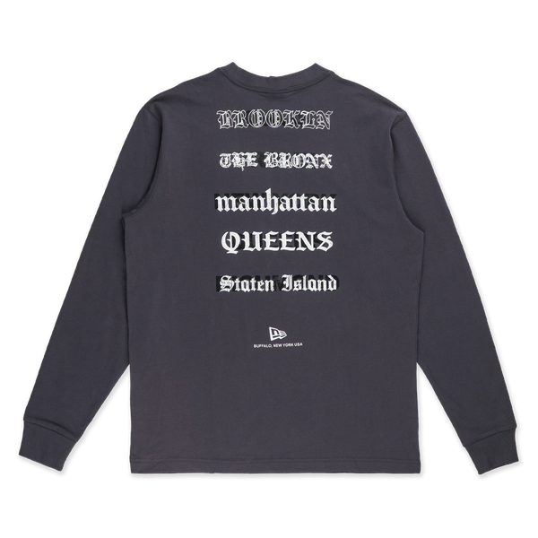 NEW ERA ODE TO NY GRAPHITE LONG SLEEVE T-SHIRT