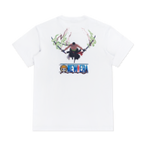 NEW ERA X ONE PIECE GEAR 5 ZORO WHITE SHORT SLEEVE T-SHIRT
