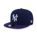 59FIFTY PACK - STELLAR SHADOWS NEW YORK YANKEES COOPERSTOWN OCEANSIDE BLUE 59FIFTY CAP