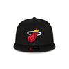 MIAMI HEAT NBA COMMEMORATIVE BLACK 59FIFTY CAP