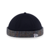 NEW ERA HARRIS TWEED BLACK SKULLY