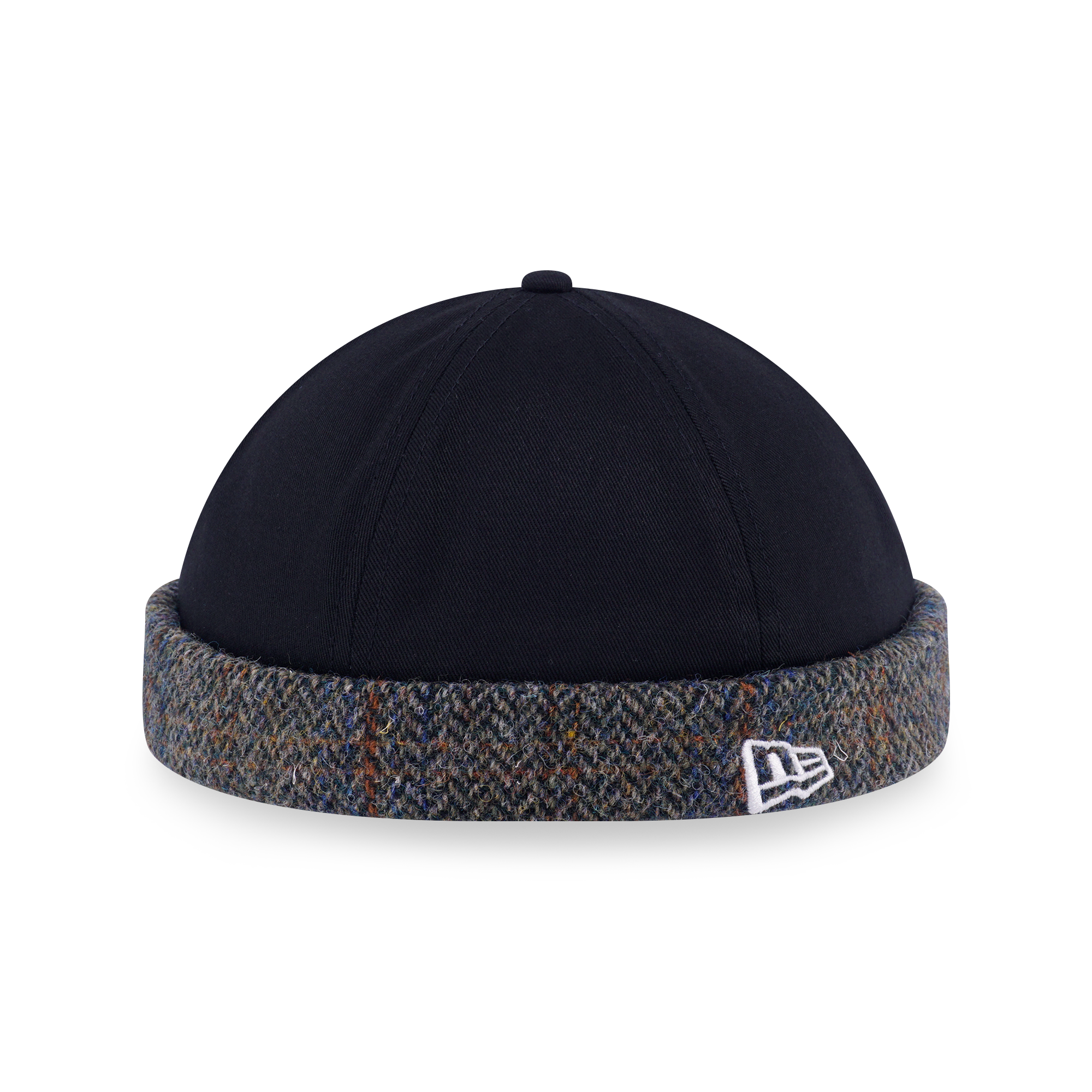 NEW ERA HARRIS TWEED BLACK SKULLY