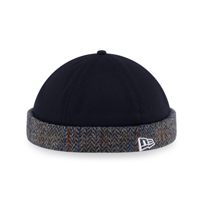 NEW ERA HARRIS TWEED BLACK SKULLY