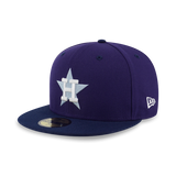 59FIFTY PACK - STELLAR SHADOWS HOUSTON ASTROS COOPERSTOWN OCEANSIDE BLUE 59FIFTY CAP