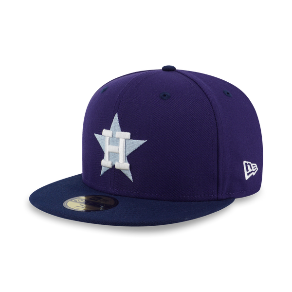 59FIFTY PACK - STELLAR SHADOWS HOUSTON ASTROS COOPERSTOWN OCEANSIDE BLUE 59FIFTY CAP