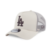 LOS ANGELES DODGERS COLOR ERA LIGHT CREAM 9FORTY AF TRUCKER CAP