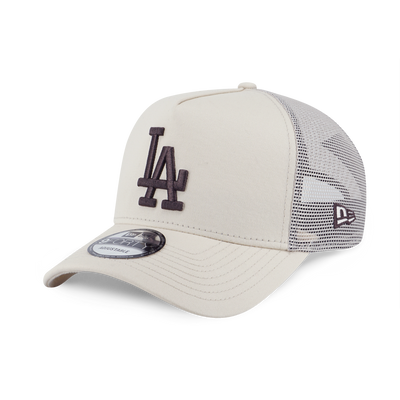 LOS ANGELES DODGERS COLOR ERA LIGHT CREAM 9FORTY AF TRUCKER CAP