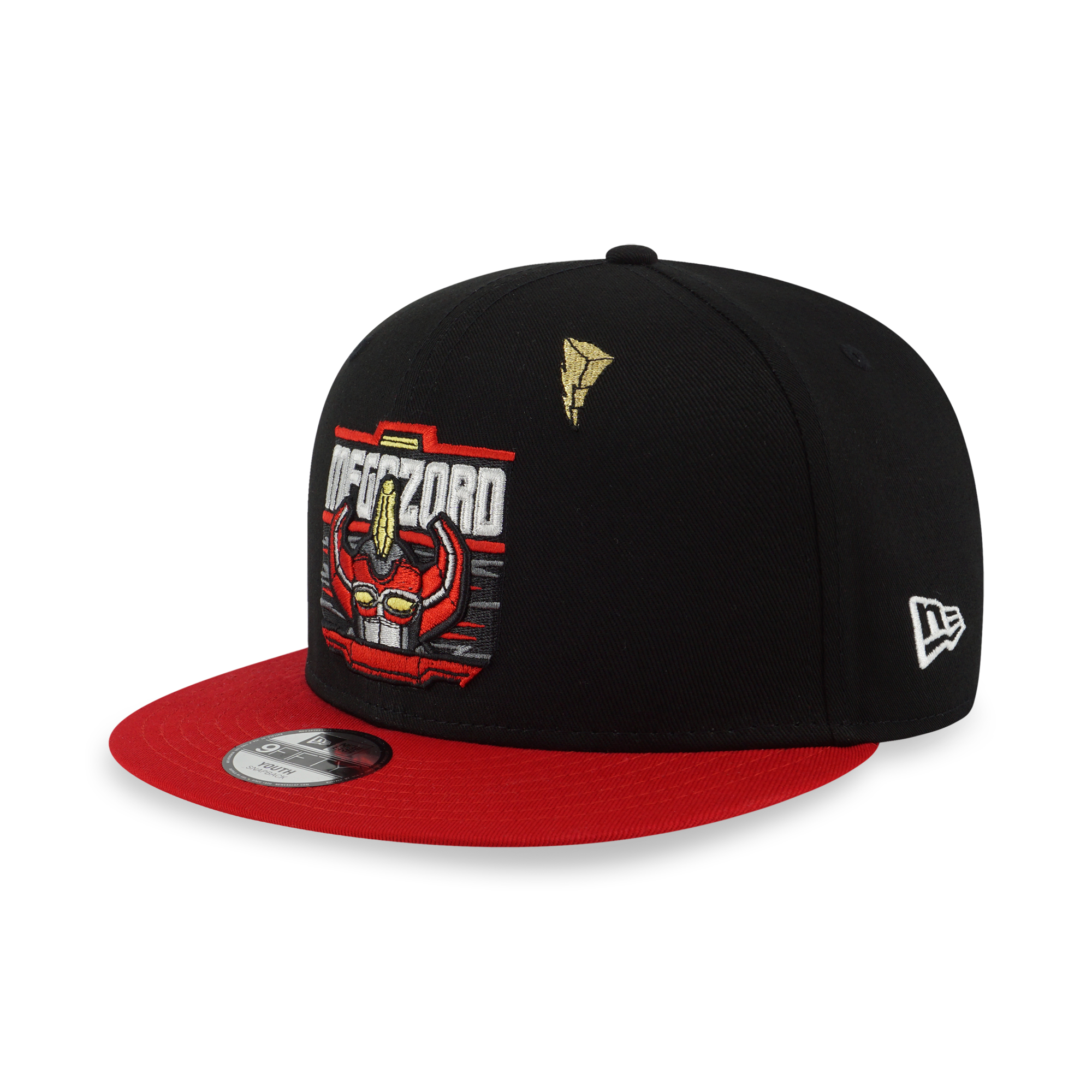 New Era X Power Rangers Megazord Red Visor Black Kids 9Fifty Cap