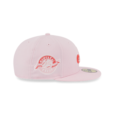 59FIFTY PACK - SAKURA MONTREAL EXPOS COOPERSTOWN LAVA RED UNDERVISOR PINK 59FIFTY CAP