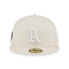 59FIFTY PACK - COCONUT OAKLAND ATHLETICS COOPERSTOWN LIGHT CREAM 59FIFTY CAP